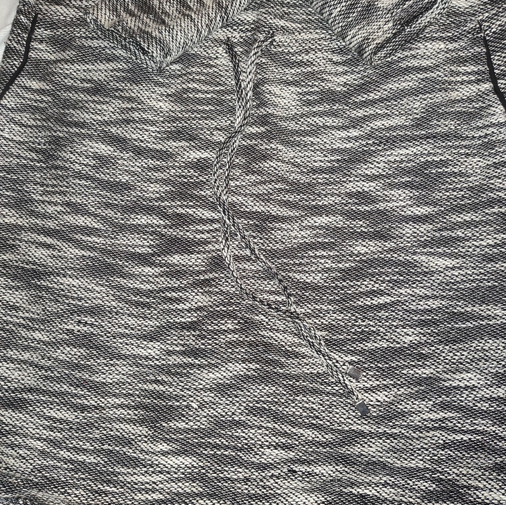 Merona Cotton Blend Heather Gray Drawstring Waist Dress Size Small - Picture 7 of 8